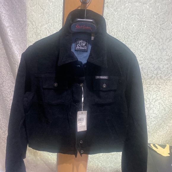 Ladies Parasuco Vintage Elephant Skin Jacket Sz L - Picture 7 of 12